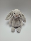 Lot Of 2 Jellycat Bashful Bunny  8 and Jellycat I Am Merry Mouse 7 santa Mouse