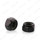 Black 4 8 8 8 Steel Din985 Nylon Insert Lock Nuts Hex Nylock Nut M2 M3 M4 M5-m20