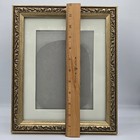 Vtg Victorian-style Ornate Gold Picture Frame 9   x11    For 8   x10    Pictures