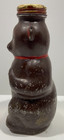 Snow Crest Beverages Bear Glass Bottle Bank Salem Mass  7 1 2 Inches Painted