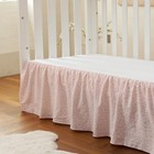 Crib Skirt Dust Ruffle  Microfiber Crib Bed Skirt