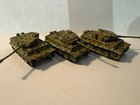 Ww2 Diecast 3x German Tiger Tank Camo Lot  Approx 1 100   15mm Flames Of War 