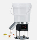 Pond Fish Feeder     Automatic  Animal-proof  4l Capacity Outdoor Battery Or Plug