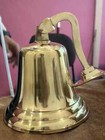 Large Nautical Ship s Boat Bell 11  Solid Brass Marine Maritime Wall Decor Gift