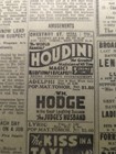 1907-1926 Newspaper Pages  543- Houdini Live   Houdini Exposes Mediums- 5 Pages