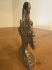 Antique Hubley Cast Iron 8 25    Door Stop Flower Basket Vintage 1920   s