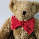 Vermont Teddy Bear 16  Fully Jointed Stuffed Animal Plush Honey Signed Eyes