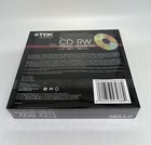 5 Pk Tdk Cd-rw Disc 1x-4x 80min 700mb  Rewritable  With Jewel Case   Tdk-47986