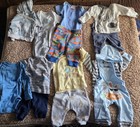 Mixed Brand Newborn Boy Clothing Lot   Multiple Onies And Sets