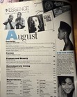 Essence Magazine August 1986 Kim Fields  Angela Davis Career Hair Styles