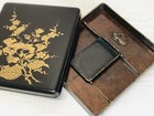 Y3290 Box Makie Suzuri Case Japanese Antique Vintage Container Storage