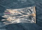 Unisex Transparent Oil Shiny Super Thin 0 05mm Latex Gloves For Fetish Clubwear