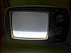 Vintage 1977 Philco  Tv Solid State Turns On Rare Red Paisley Design  Untested