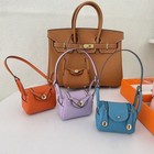 New Faux Leather Keychain Key Ring Car Charm Bag Holder Ear Headset Earphone