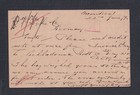 Canada 1892 2c Upu Postal Stationery Card Montreal To Dresden Germany