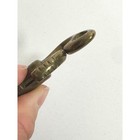 Vintage Solid Brass Swivel Eye Bolt Snap Hook Heavy Duty Nautical Hardware Clasp