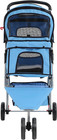 3-wheel Pet Stroller     Folding Jogger With Cup Holder   Removable Pad