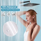 Clear Peva Shower Curtain Liner 72x78 Inch Heavy Duty With 5 Magnets