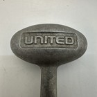 Vintage Cast Aluminum United Airlines In-flight Barware 7 75    Ice Breaker Hammer