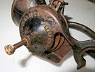 Husqvarna No 5 Black Cast Iron Made In Sweden Mincer Meat Grinder Hand Crank 