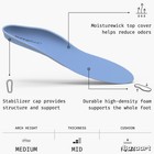 New Superfeet Blue Insoles Arch Support Orthotic Insert Size D M 7 5-9 W 8 5-10