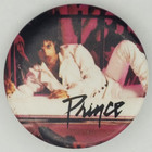 Vintage 1984 Prince White Hot Pose Pinback Button By Button Up