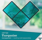 Turquoise Gallery Glass     Realistic Stained Glass Effect Paint  By Plaid