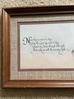 The Child   s Prayer Now I Lay Me Down To Sleep Framed Wall Art Teddy Bear Vintage