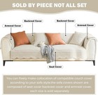 Quilted Cotton Farmhouse Couch Cover Anti Slip Pet Sofa Furniture Protector