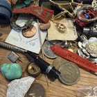 Vintage Junk Drawer Group Lot Estate Mix Trinkets Collectibles Random Assorted