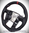 Revesol Black Sports Flat Steering Wheel Red Strip For 2011-2014 Ford F150 Svt