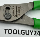 Snap On Tools Usa Green 9  Talon Grip Long Nose Slip Joint Pliers Ln47acf G New