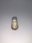 Vintage Mexico 925 Sterling Silver  Swirl Sewing Thimble