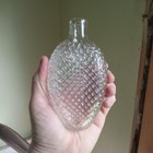 1830s Pontiled Diamond Quilted Pocket Whiskey Flask Teardrop Shape