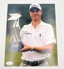 Justin Thomas Signed Golf 8x10 Photo Holding Trophy Jsa Certified Autographed Pg