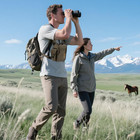 Binoculars Harness Chest Pack Magnetic With Detachable Rangefinder Pouch   3-in-