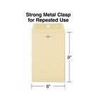 Myofficeinnovations Clasp Extra-heavyweight Envelopes 6x9 Manila 100 bx