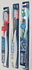 Lot Of 3 Oral-b Toothbrushes Soft Assorted Models Red Gray Mint New Sealed