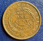 Higher Grade Hard Times Token 1837 Millions For Defense One Cent For Tribute  2