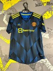 Manchester United Jersey Third Football Shirt 2021 - 2022 Adidas Women Sz M Ig93