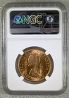 1967 Great Britain Britannia Penny Ngc Ms64 Rd Large Copper Queen Elizabeth