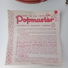 Popmaster Model 45 Electric Pink Popcorn Maker By Us Manufacturing Corporation