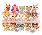 15pcs Little Pet Shop Lps Dog Cat Collectable   Accessory Toy Kid Birthday Gift