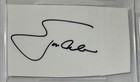 Jon Gruden Signed Cut Index Card Raiders Tampa Bay Coach Beckett Coa Slab