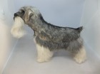 Miniature Schnauzer Dog Figure Collectible New 9 Inches Tall