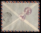 Dr Who 1963 Uar Egypt Pair Registered Airmail Cairo To Usa R08914