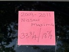 2009-2011 Nissan Maxima Sunroof Glass Moonroof Power Sliding Window Factory Oem