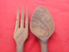 Estate Kirk Sterling Silver Old Maryland Engraved 2 Piece Salad Serving Set Pc11