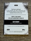 2025 Topps Star Wars Smugglers Outpost Stellar Signatures Grand Moff Tarkin Auto
