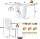 Modern Large Luxury Dinning Table Set